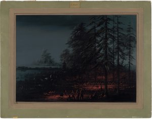 Bivouac of a Sioux War Party by George Catlin