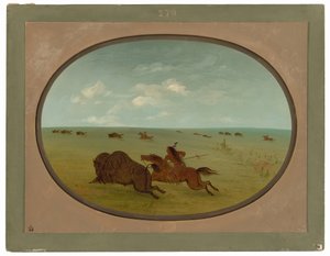 Buffalo Chase, Sioux Indians, Upper Missouri