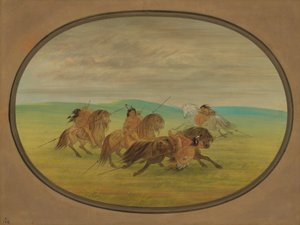 Camanchee Horsemanship by George Catlin