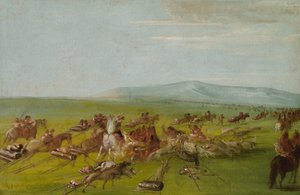 Comanche Moving Camp, Dog Fight Enroute