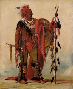 Kee-o-kuk, The Watchful Fox, Chief of the Tribe by George Catlin