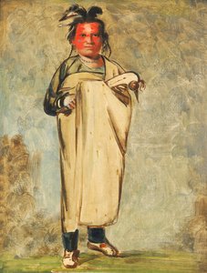 Káw-kaw-ne-chóo-a, a Brave by George Catlin