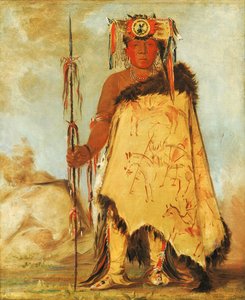 La-wee-re-coo-re-shaw-wee, War Chief, a Republican Pawnee by George Catlin