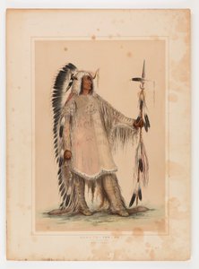 Mah-to-toh-pa, the Mandan Chief by George Catlin