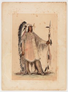 Mah-to-toh-pa, the Mandan Chief by George Catlin