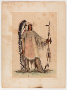 Mah-to-toh-pa, the Mandan Chief by George Catlin