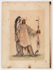 Mah-to-toh-pa, the Mandan Chief by George Catlin