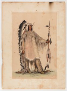 Mah-to-toh-pa, the Mandan Chief by George Catlin