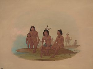 Marahua Indians, 1854-1869 by George Catlin