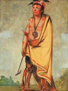 No-ak-chóo-she-kaw, He Who Breaks the Bushes by George Catlin