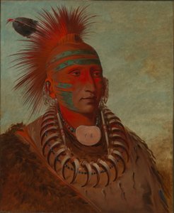 No-ho-mun-ya, One Who Gives No Attention by George Catlin