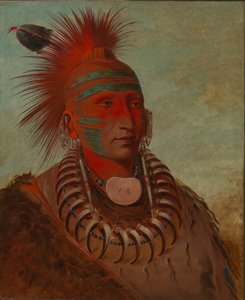No-ho-mun-ya, One Who Gives No Attention by George Catlin