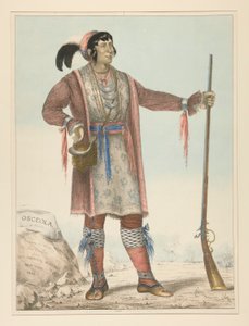 Osceola (Indian Chief) by George Catlin