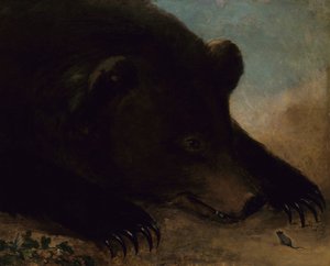 Portraits of a Grizzly Bear and Mouse, Life Size