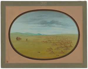 Prairie Dog Village by George Catlin