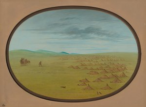 Prairie Dog Village by George Catlin