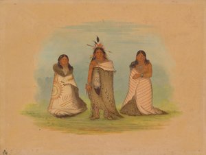 Puncah Indians by George Catlin
