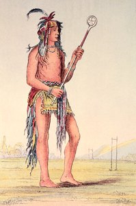 Sioux Ball Player Ah-No-Je-Nange, 