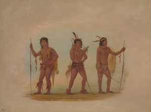 Three Chaymas Men, 1854-1869