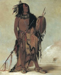 Wun-nes-tou, White Buffalo, an Aged Medicine Man, 1832 by George Catlin
