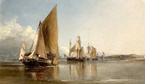 Boats Entering the Medway