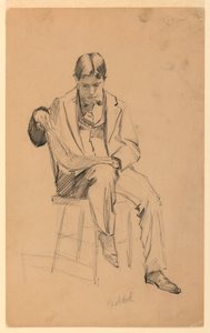 Seated Man by George Charles Aid