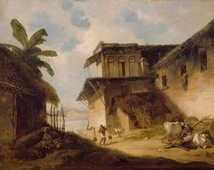 Bengal Village Scene