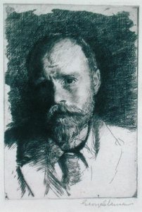 Self Portrait, c.1895 by George Clausen