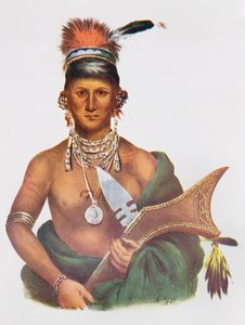 Appanoose, a Sauk Chief, 1837, Illustration from 