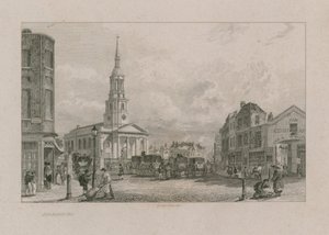 Church of St Leonard, Shoreditch by George Cooke