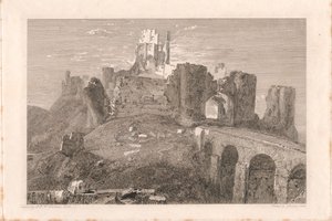 Corfe Castle, Dorsetshire by George Cooke