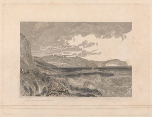 Pendennis Castle and Entrance of Falmouth Harbour by George Cooke