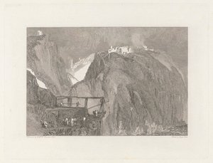Tintagel Castle, Cornwall by George Cooke
