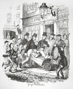 A Pickpocket in Custody, c.1835 by George Cruikshank