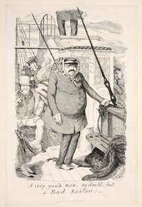 A very good man, no doubt, but a Bad Sailor!, pub. 1845