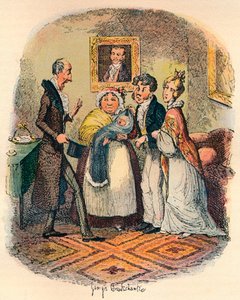 Bloomsbury Christening by George Cruikshank