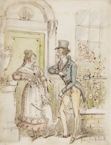 Courtship by George Cruikshank