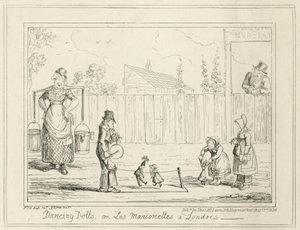 Dancing Dolls by George Cruikshank