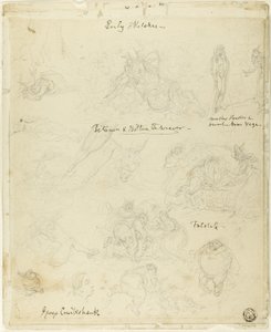 Early Sketches for Falstaff, Midsummer Night