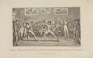 Fencing by George Cruikshank