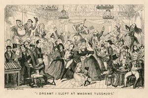 I dreamt I slept at Madam Tussauds by George Cruikshank