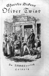 Illustration for Oliver Twist by Charles Dickens, by George Cruikshank by George Cruikshank