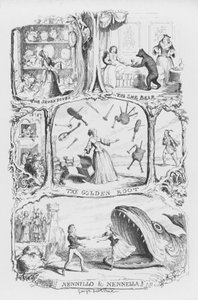 Illustration for The Pentamerone by George Cruikshank (engraving)