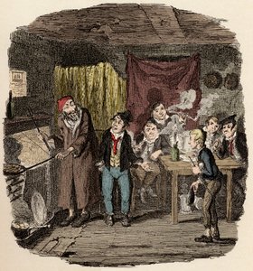 Oliver introduced to the respectable old gentleman - Illustration for 