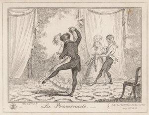 The Walk by George Cruikshank