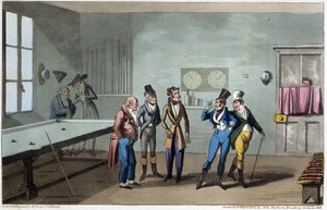 Men in the billiard room - in 