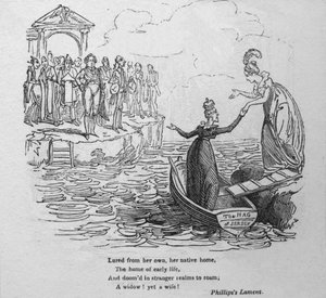 Lured from Her Own, Her Native Home by George Cruikshank