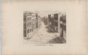 Manchester, in 1851 by George Cruikshank