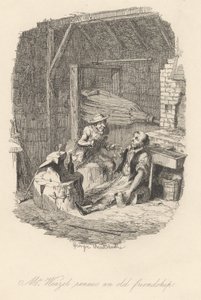 Mr. Weazel Renews an Old Friendship by George Cruikshank