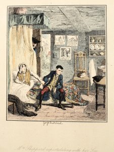 Mrs Sheppard Expostulating with Her Son, Illustration from Jack Sheppard: A Romance by William Harrison Ainsworth by George Cruikshank